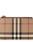 Vintage Check Kelbrook Key Pouch Card Case Archive Beige
