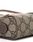GG Supreme Monogram Web Mini Ophidia Shoulder Bag Brown