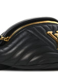Calfskin Quilted New Wave Bumbag Black
