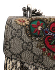 GG Supreme Monogram Elaphe Elephant Embroidered Small Dionysus Shoulder Bag