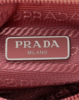Tessuto Nylon Saffiano Mini Re-Edition 2000 Bag Rosa