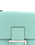 X TIFFANY Nappa Silver Baguette Blue Tiffany Silver