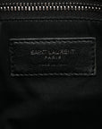 Crinkled Lambskin Matelasse Monogram Medium Niki Chain Satchel Dark Green