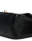 Aged Calfskin Quilted 2.55 Reissue 226 Flap Black