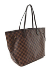 Damier Ebene Neo Neverfull MM Rose Ballerine
