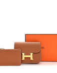 Evercolor Constance Slim Wallet Gold