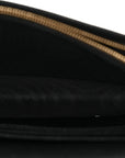 Calfskin Mini GG Marmont Chain Wallet Black