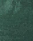Crystal Embellished Satin Mini Hotfix Jodie Emerald
