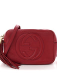 Pebbled Calfskin Small Soho Disco Bag Tabasco Red