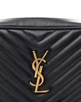 Calfskin Matelasse Monogram Lou Camera Bag Deep Marine