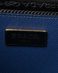 Saffiano Lux Medium Promenade Tote Bluette