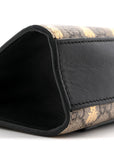 GG Supreme Monogram Bees Small Padlock Shoulder Bag Black