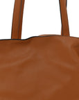 Calfskin Large Flamenco Knot Bag Warm Desert