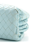 Nappa Maxi Intrecciato The Pouch Oversized Clutch Teal Washed