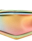 Caviar Quilted Medium Cuba Rainbow Boy Flap Multicolor