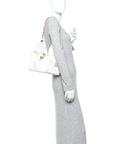 Caviar Quilted Small CHNL 25 Handbag White