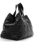 Calfskin Macrocannage Large Toujours Black