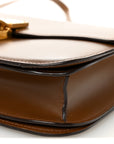 Box Calfskin Medium Classic Box Flap Bag Camel