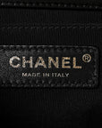 Lambskin Quilted Medium Boy Flap Black
