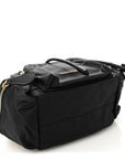 Nylon Small Crossbody Rucksack Backpack Black