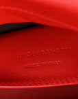 Suede Star Medium Classic Monogram Kate Satchel Berry Red