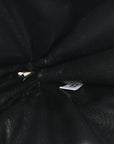Nappa Soft Padded Mini Triangle Crossbody Pouch Black
