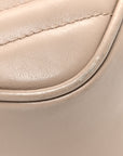 Calfskin Matelasse Monogram Lou Camera Bag Dark Beige