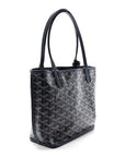Goyardine Reversible Mini Anjou Navy