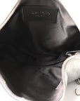 Metallic Goatskin Callie Mea Tassel Silver