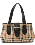 Haymarket Check Eden Tote Chocolate
