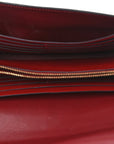 Shiny Alligator Constance Long Wallet Rouge Vif