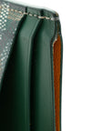 Goyardine Saint Sulpice Card Holder Green