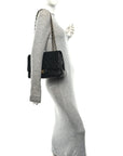 Caviar Quilted Jumbo Single Flap Black