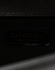 Caviar Quilted Medium Boy Flap Black