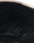 Saffiano Medium Galleria Double Zip Tote Black