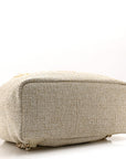 Canvas Large Deauville Backpack Light Beige