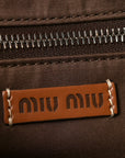 Cotton Crochet Stripe Vertical Tote Bag Naturale