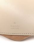 Calfskin Matelasse Mini GG Marmont 2.0 Bucket Bag White