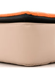 Lambskin Quilted Small Lola Bag Bright Red Orange