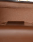 GG Supreme Monogram Mini Horsebit 1955 Crossbody Bag Beige Brown Sugar
