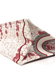 Canvas Embroidered Medium D1ORamour D-Royaume Book Tote Red Multicolor