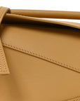 Calfskin Mini Woven Puzzle Bag Sahara