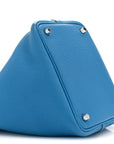 Taurillon Clemence Picotin Lock 18 PM Bleu Frida