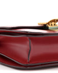 Box Calfskin Small Classic Box Flap Bag Red