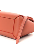Grained Calfskin Nano Belt Bag Terracotta