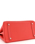 Togo Birkin 30 Rouge Pivoine
