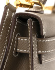 Epsom Mini Kelly Sellier 20 Etoupe