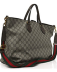 Soft GG Supreme Monogram Courrier Medium Crossbody Tote Beige New Acero