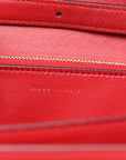 Box Calfskin Medium Classic Box Flap Bag Red