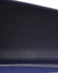 Epsom Sombrero Taurillon Clemence Kellygraphie Lettre H Kelly Sellier 28 Vert Cypress Bleu Obscur Malachite Bleu Encre